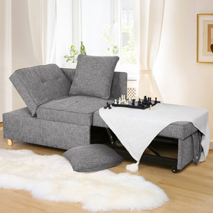 Small shop convertible loveseat